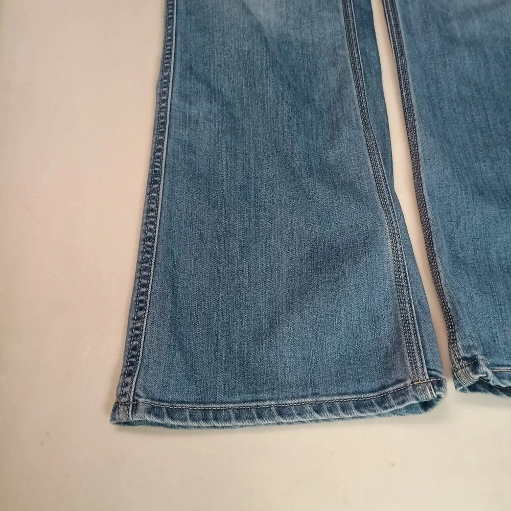 Carhartt Men Original Fit Bootcut Jeans Light Wash Denim‎ Size 10 Regular